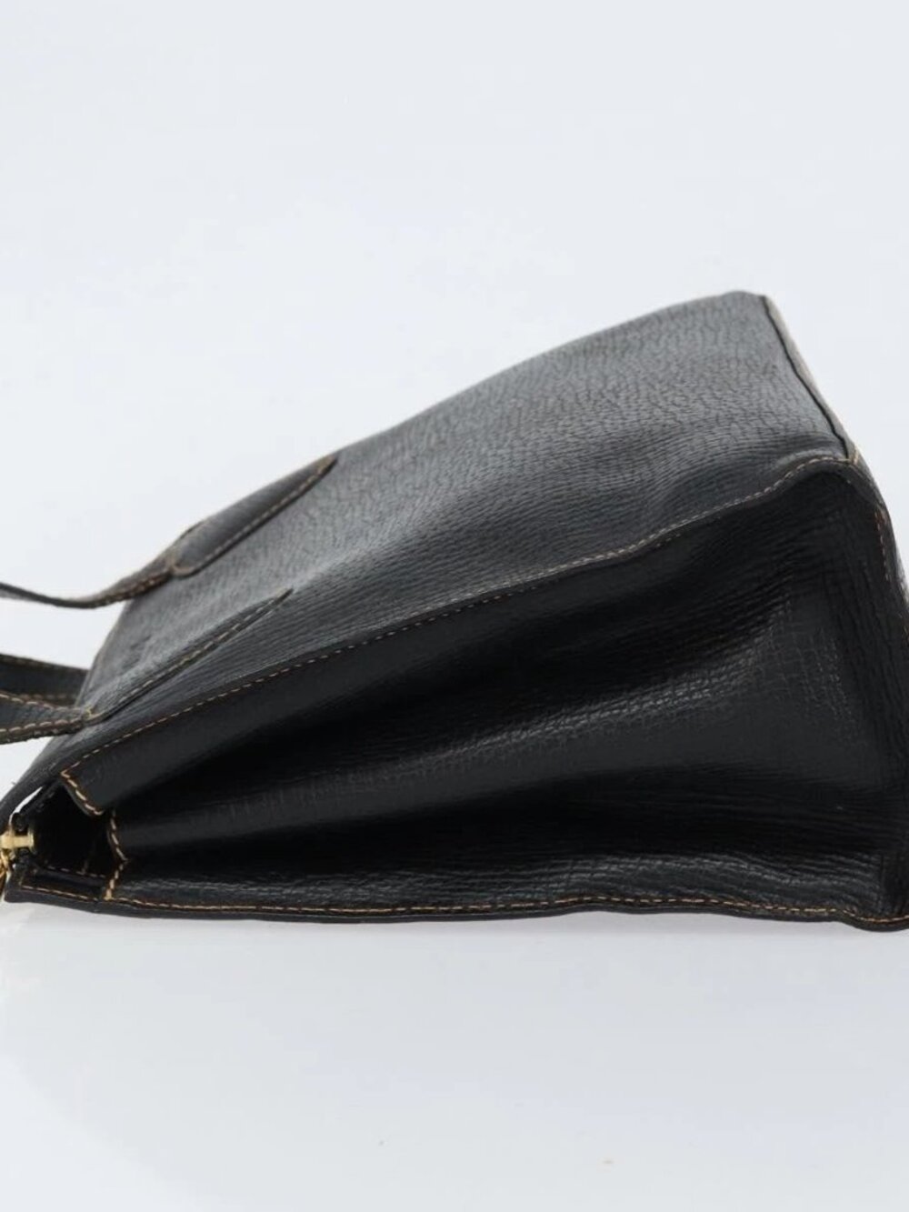 LOEWE Tote Bag Leather Black Gold Aut - Picture 7 of 16